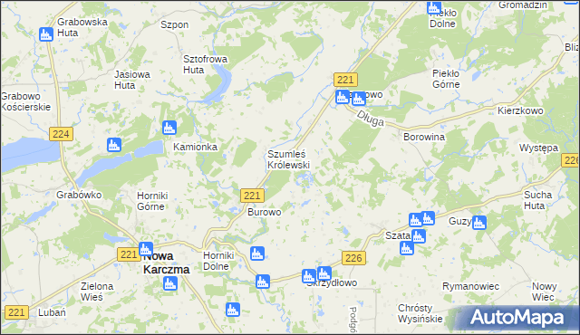 mapa Szumleś Szlachecki, Szumleś Szlachecki na mapie Targeo