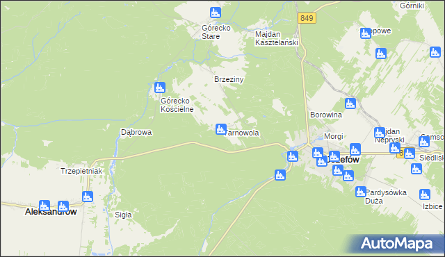 mapa Tarnowola, Tarnowola na mapie Targeo