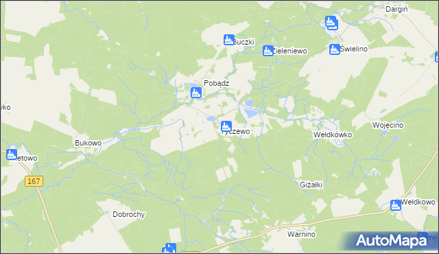 mapa Tyczewo, Tyczewo na mapie Targeo