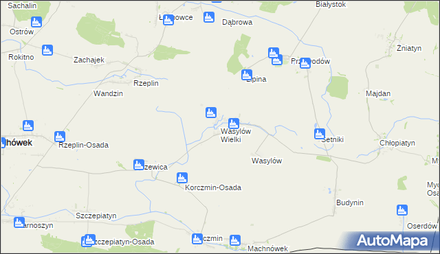 mapa Wasylów Wielki, Wasylów Wielki na mapie Targeo