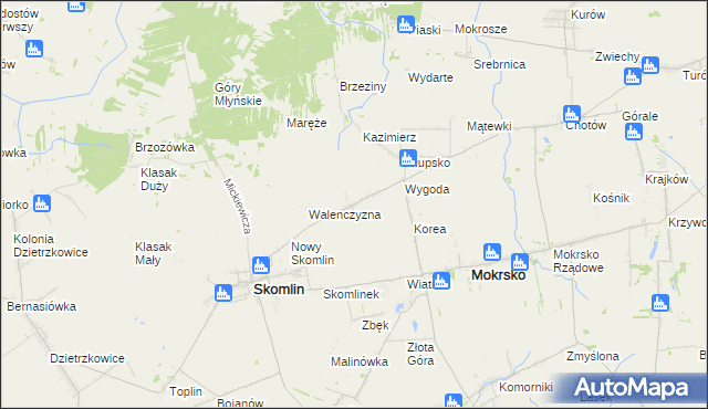 mapa Wichernik, Wichernik na mapie Targeo