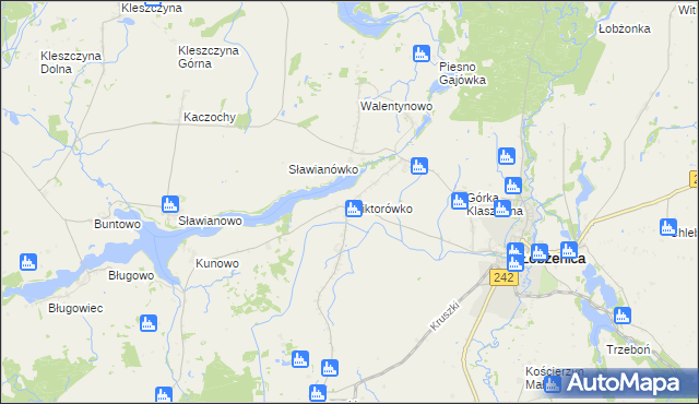 mapa Wiktorówko, Wiktorówko na mapie Targeo