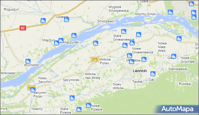 mapa Wilków Polski, Wilków Polski na mapie Targeo