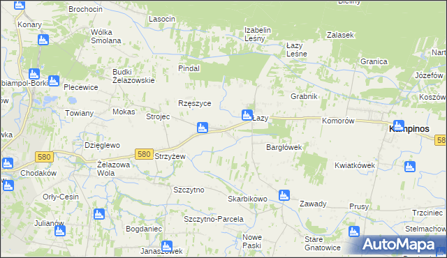 mapa Wola Pasikońska, Wola Pasikońska na mapie Targeo