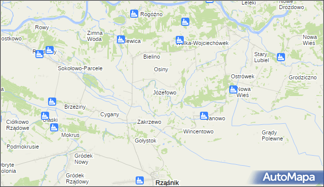 mapa Wola Polewna, Wola Polewna na mapie Targeo