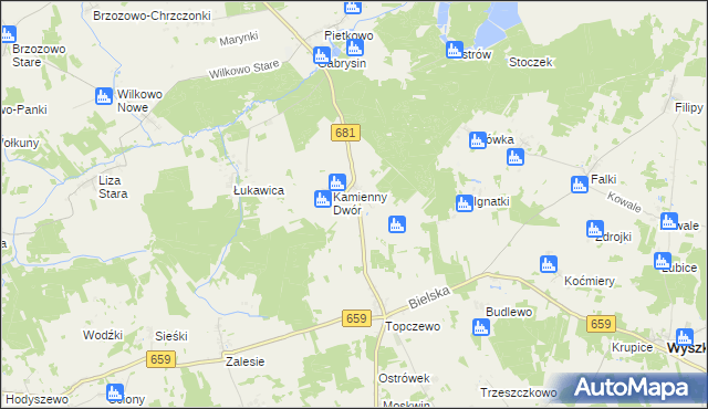 mapa Wólka Pietkowska, Wólka Pietkowska na mapie Targeo