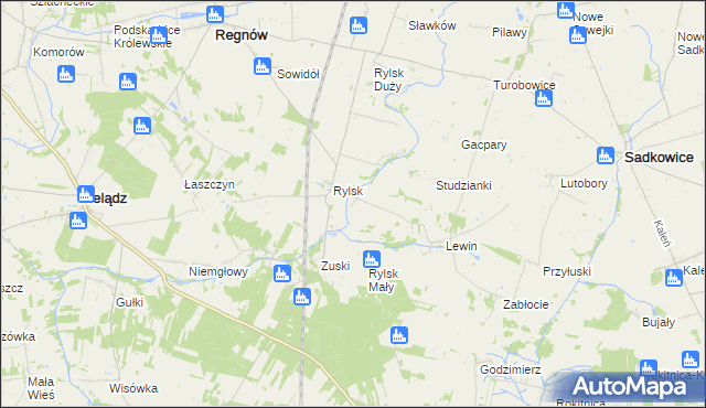 mapa Wólka Strońska, Wólka Strońska na mapie Targeo