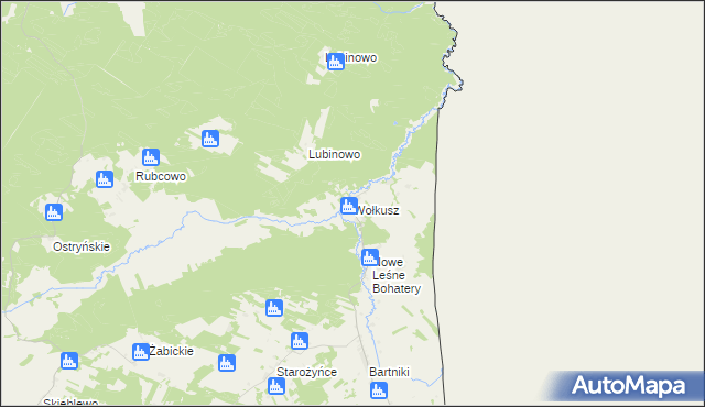 mapa Wołkusz, Wołkusz na mapie Targeo