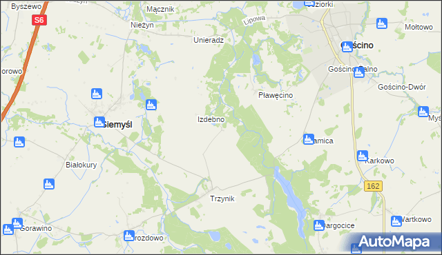 mapa Wszemierzyce, Wszemierzyce na mapie Targeo