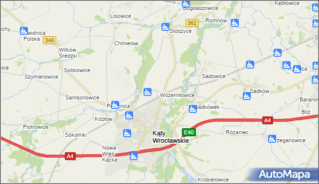 mapa Wszemiłowice, Wszemiłowice na mapie Targeo