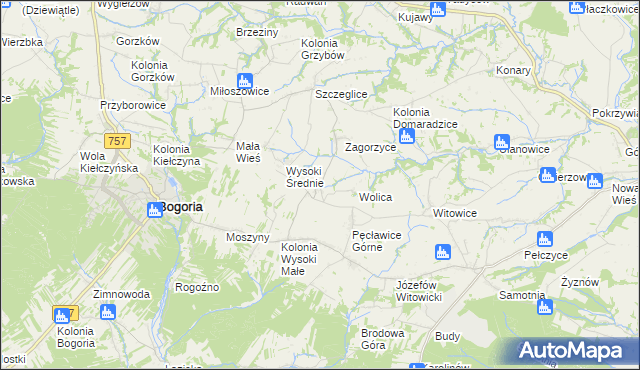 mapa Wysoki Małe, Wysoki Małe na mapie Targeo