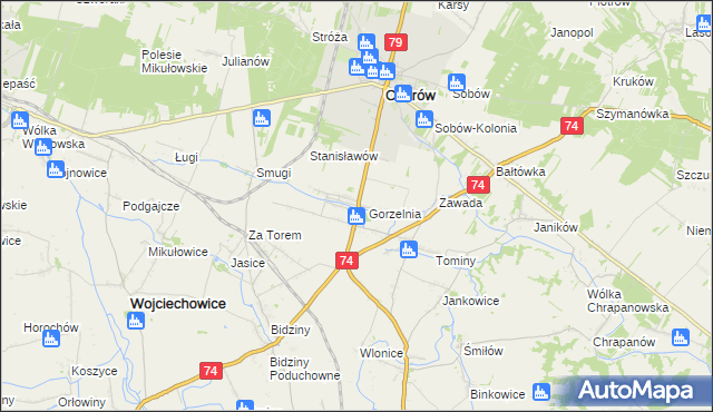 mapa Wyszmontów, Wyszmontów na mapie Targeo