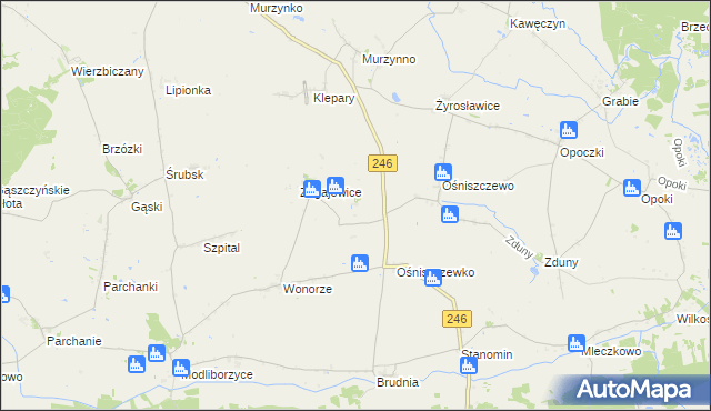 mapa Zagajewiczki, Zagajewiczki na mapie Targeo