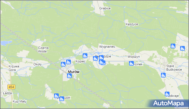 mapa Zagwiździe, Zagwiździe na mapie Targeo