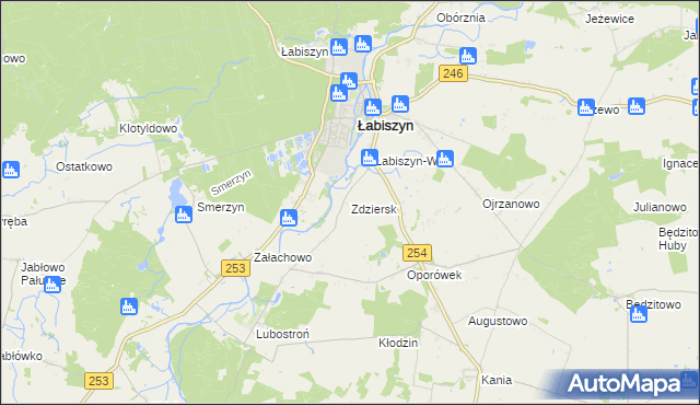 mapa Zdziersk, Zdziersk na mapie Targeo