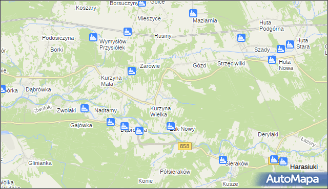 mapa Żuk Stary, Żuk Stary na mapie Targeo