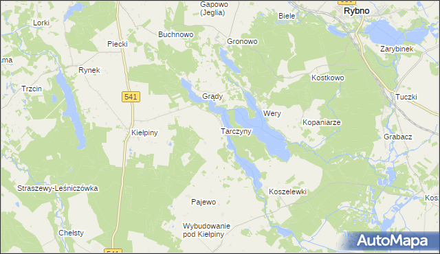 mapa Tarczyny, Tarczyny na mapie Targeo