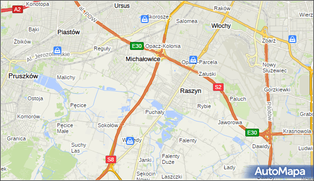 mapa Nowe Grocholice, Nowe Grocholice na mapie Targeo