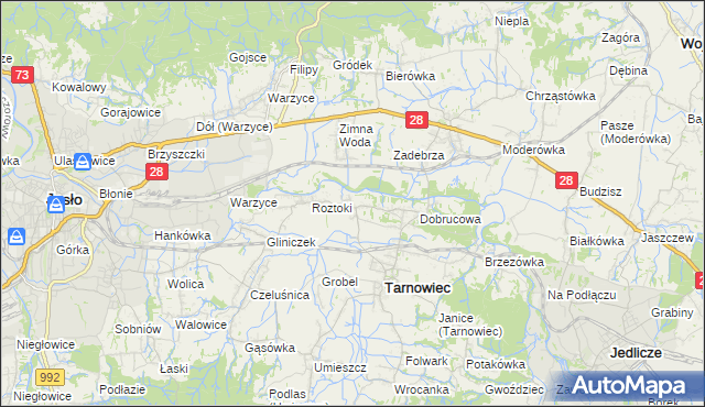 mapa Sądkowa, Sądkowa na mapie Targeo