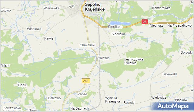 mapa Świdwie, Świdwie na mapie Targeo