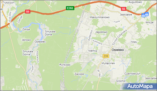 mapa Jagodowo Leśniczówka, Jagodowo Leśniczówka na mapie Targeo