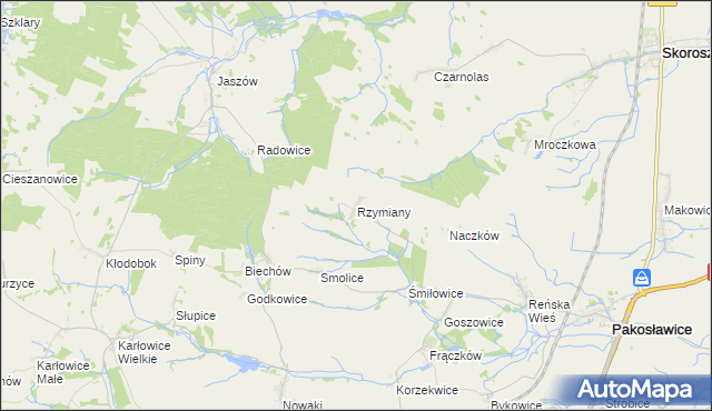 mapa Rzymiany, Rzymiany na mapie Targeo