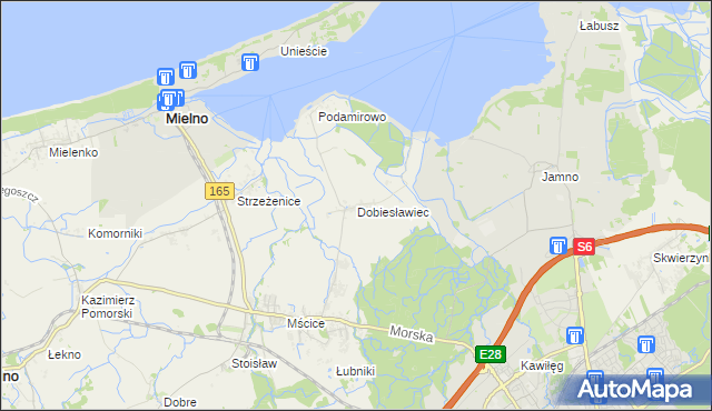 mapa Dobiesławiec, Dobiesławiec na mapie Targeo