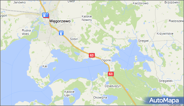 mapa Kolonia Rybacka, Kolonia Rybacka na mapie Targeo