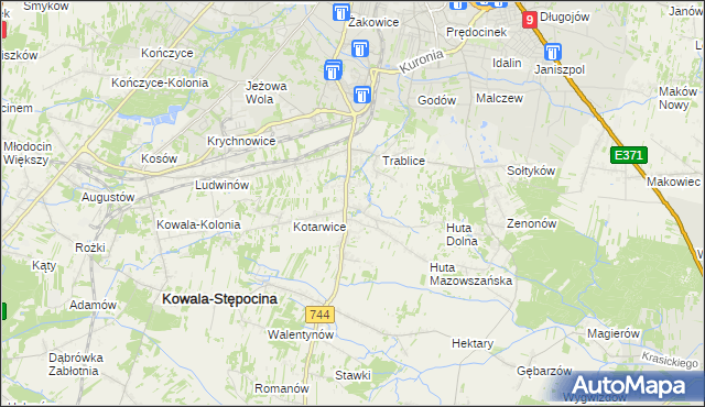 mapa Mazowszany, Mazowszany na mapie Targeo