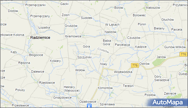 mapa Szczytniki-Kolonia, Szczytniki-Kolonia na mapie Targeo