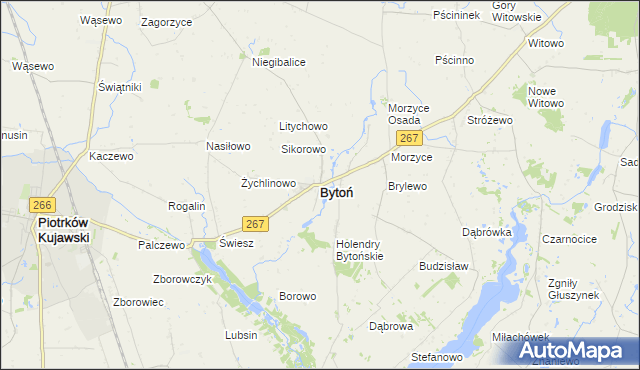 mapa Bytoń, Bytoń na mapie Targeo