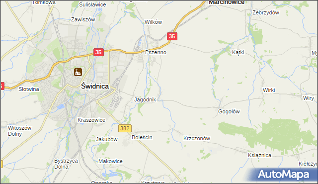 mapa Miłochów, Miłochów na mapie Targeo