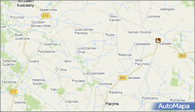 mapa Robertów, Robertów na mapie Targeo