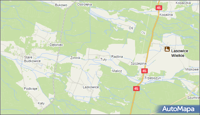 mapa Tuły, Tuły na mapie Targeo