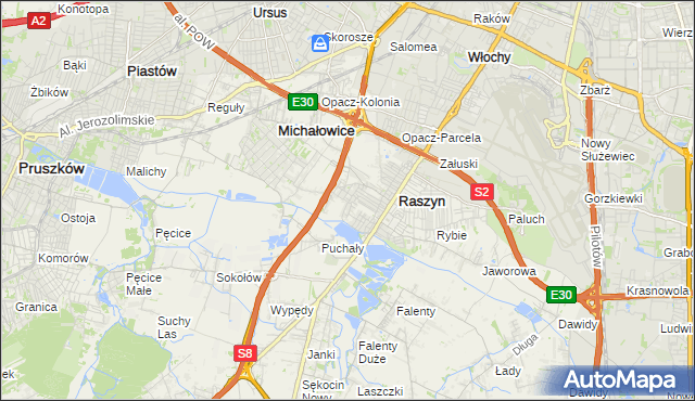 mapa Nowe Grocholice, Nowe Grocholice na mapie Targeo