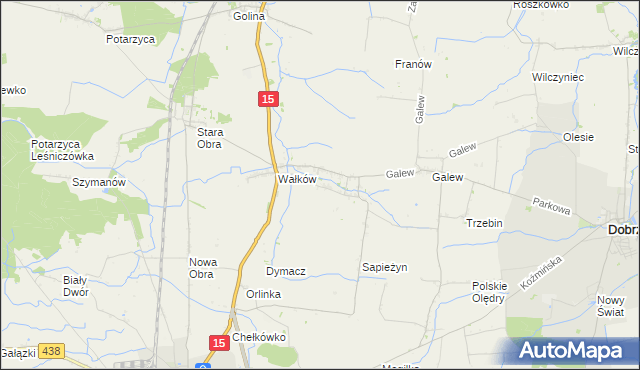 mapa Borzęcice, Borzęcice na mapie Targeo