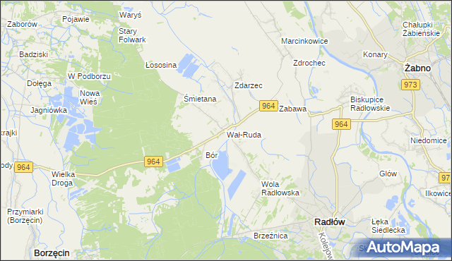 mapa Wał-Ruda, Wał-Ruda na mapie Targeo