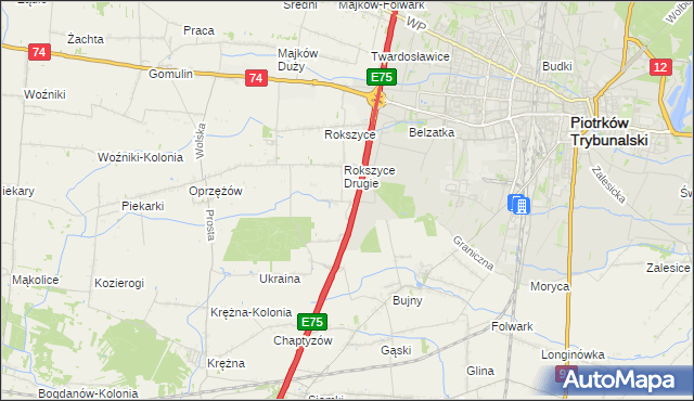 mapa Kargał-Las, Kargał-Las na mapie Targeo