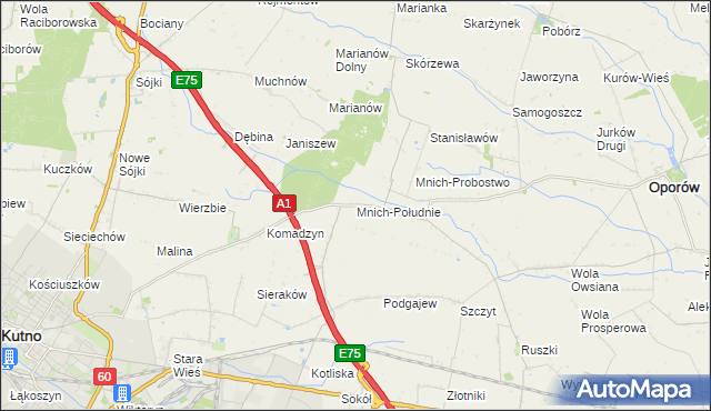 mapa Mnich-Południe, Mnich-Południe na mapie Targeo