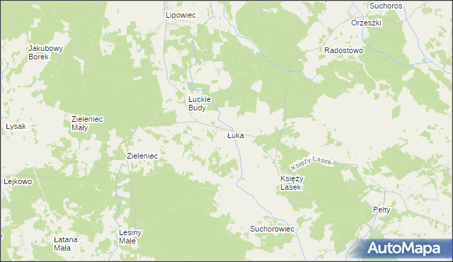 mapa Łuka, Łuka na mapie Targeo