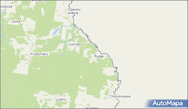 mapa Rudaki, Rudaki na mapie Targeo