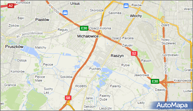 mapa Nowe Grocholice, Nowe Grocholice na mapie Targeo