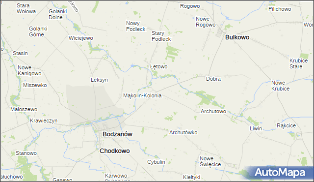 mapa Mąkolin, Mąkolin na mapie Targeo