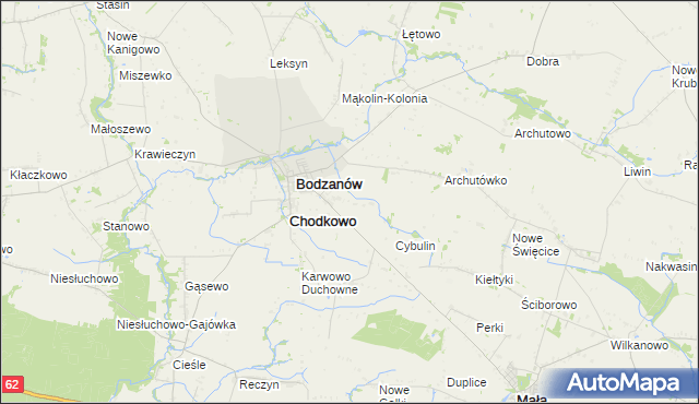 mapa Parkoczewo, Parkoczewo na mapie Targeo