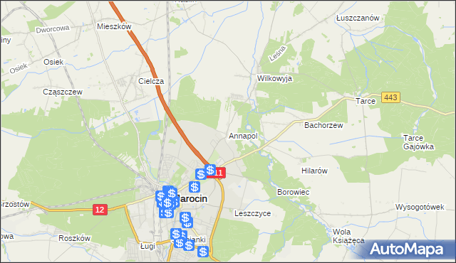 mapa Annapol, Annapol na mapie Targeo