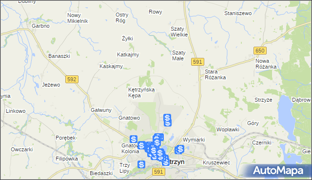 mapa Bałtrucie, Bałtrucie na mapie Targeo
