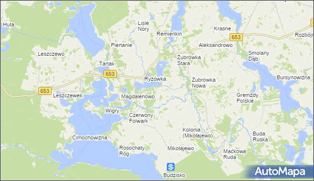 mapa Burdeniszki, Burdeniszki na mapie Targeo