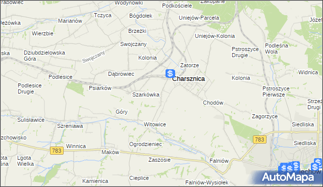 mapa Ciszowice, Ciszowice na mapie Targeo