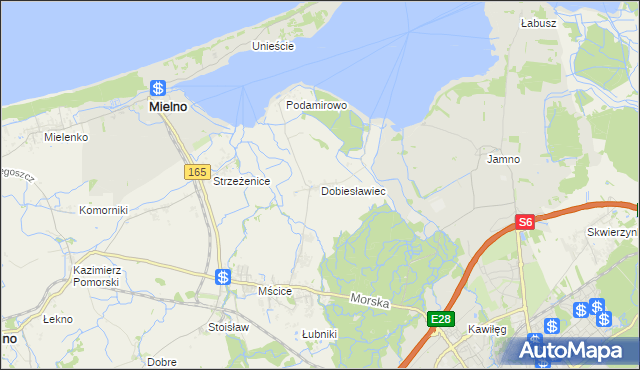 mapa Dobiesławiec, Dobiesławiec na mapie Targeo