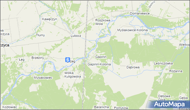 mapa Gapinin, Gapinin na mapie Targeo